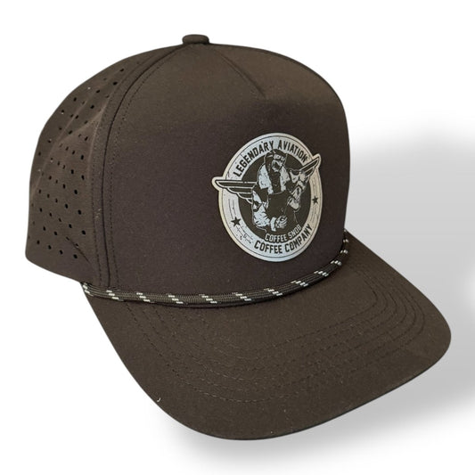 Legendary Skull Aviator Performance Hat - Hat - Specialty Coffee, Teas, and Syrups, Air - Roasted in Rockwall, Texas by Legendary Aviation Coffee Company