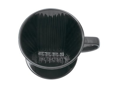 Kalita Style 102 Ceramic Coffee Dripper - Black - WARES - Specialty Coffee, Teas, and Syrups, Air - Roasted in Rockwall, Texas by Legendary Aviation Coffee Company