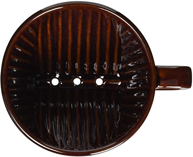 Kalita Style 102 Ceramic Coffee Dripper - Brown - WARES - Specialty Coffee, Teas, and Syrups, Air - Roasted in Rockwall, Texas by Legendary Aviation Coffee Company