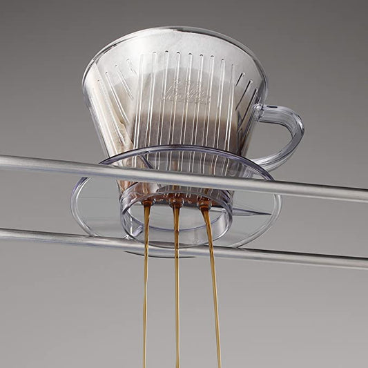 Kalita Style 102 Coffee Dripper - Clear Plastic - WARES - Specialty Coffee, Teas, and Syrups, Air - Roasted in Rockwall, Texas by Legendary Aviation Coffee Company
