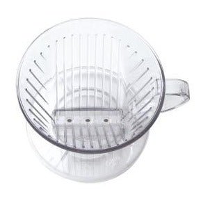 Kalita Style 102 Coffee Dripper - Clear Plastic - WARES - Specialty Coffee, Teas, and Syrups, Air - Roasted in Rockwall, Texas by Legendary Aviation Coffee Company