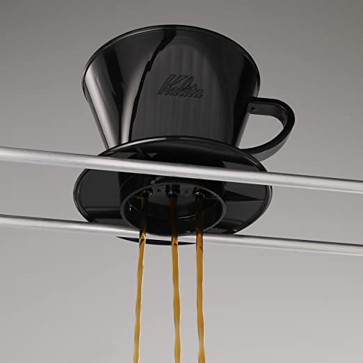 Kalita Style 102 Coffee Dripper - Black Plastic - WARES - Specialty Coffee, Teas, and Syrups, Air - Roasted in Rockwall, Texas by Legendary Aviation Coffee Company