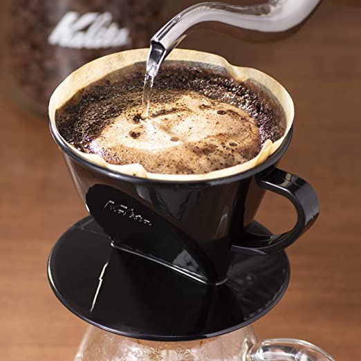 Kalita Style 102 Coffee Dripper - Black Plastic - WARES - Specialty Coffee, Teas, and Syrups, Air - Roasted in Rockwall, Texas by Legendary Aviation Coffee Company