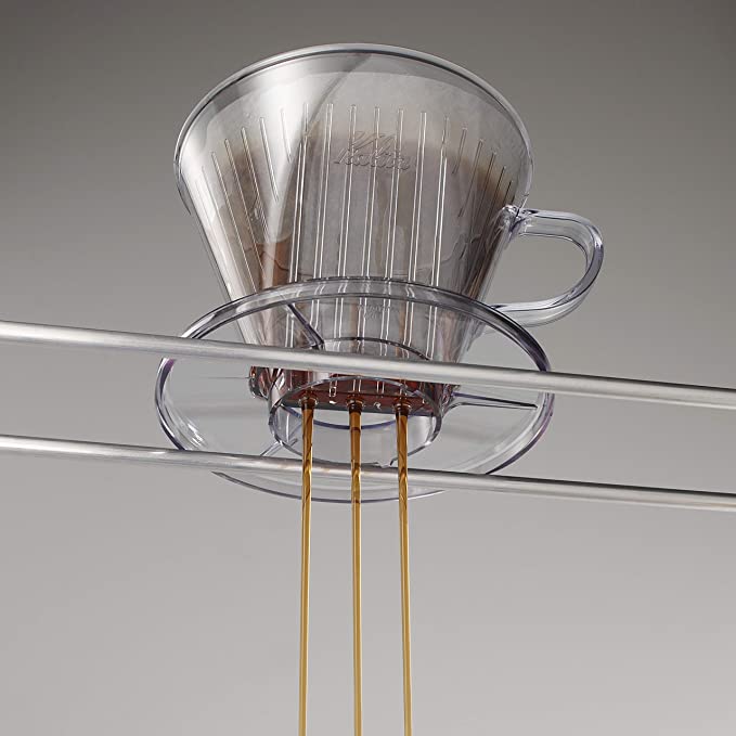 Kalita Style 103 Coffee Dripper - Clear Plastic - WARES - Specialty Coffee, Teas, and Syrups, Air - Roasted in Rockwall, Texas by Legendary Aviation Coffee Company