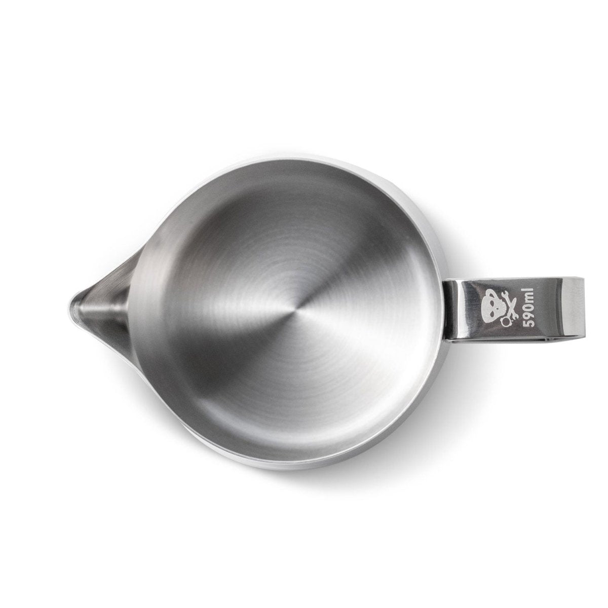 Barista Basics Frothing Pitcher 20oz - Silver - WARES - Specialty Coffee, Teas, and Syrups, Air - Roasted in Rockwall, Texas by Legendary Aviation Coffee Company