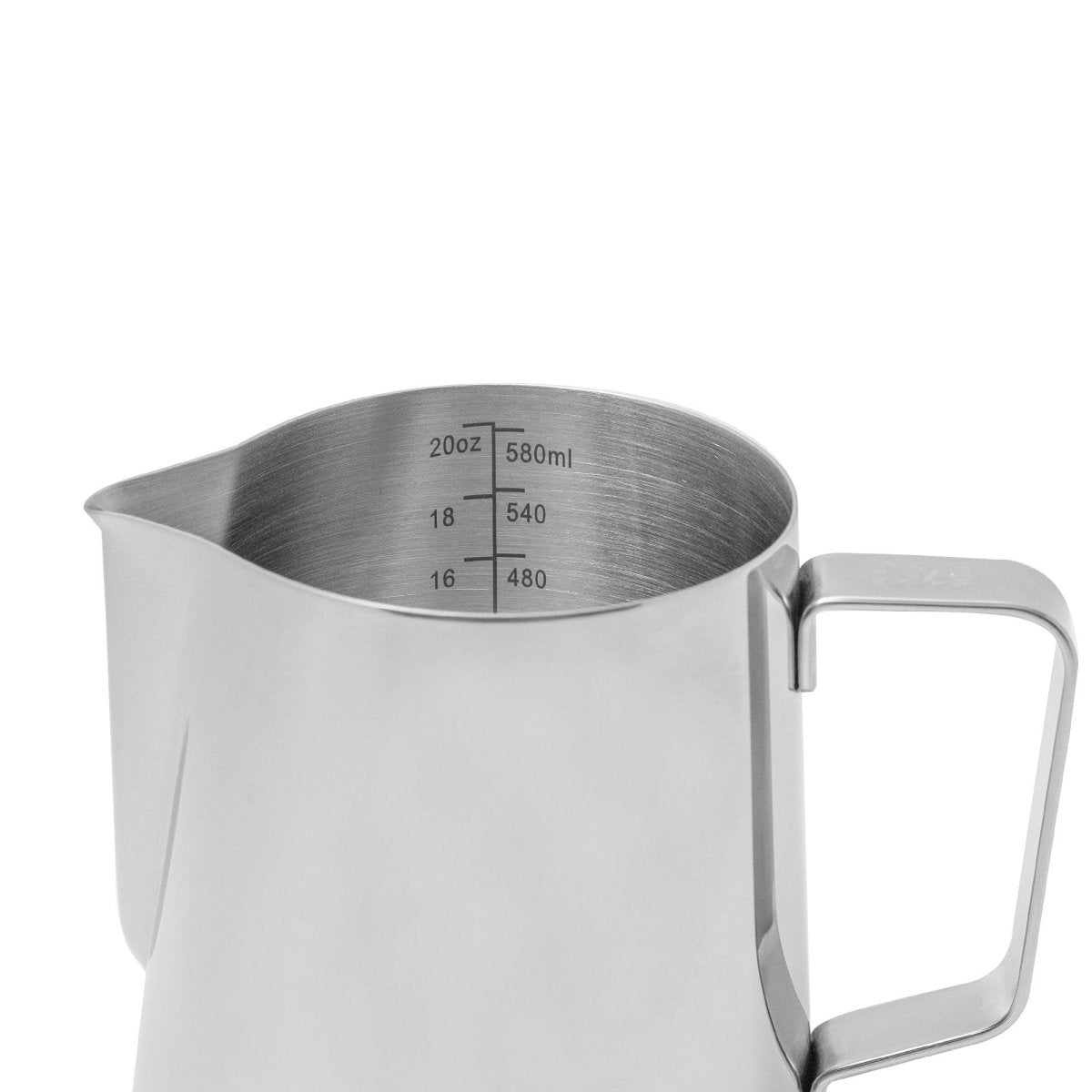 Barista Basics Frothing Pitcher 20oz - Silver - WARES - Specialty Coffee, Teas, and Syrups, Air - Roasted in Rockwall, Texas by Legendary Aviation Coffee Company