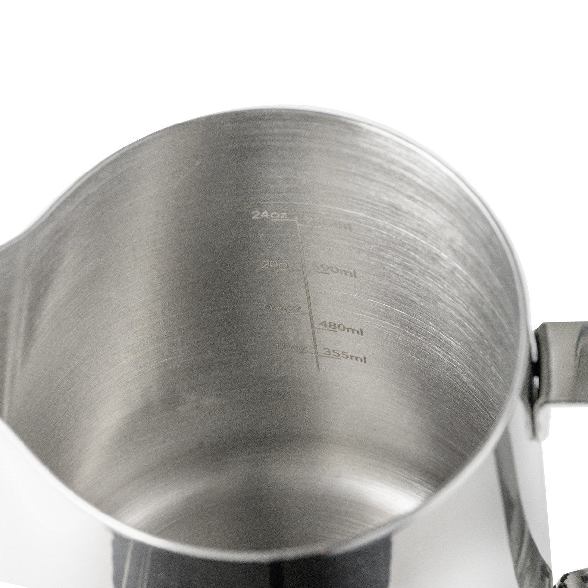 Barista Basics Frothing Pitcher 32oz - Silver - WARES - Specialty Coffee, Teas, and Syrups, Air - Roasted in Rockwall, Texas by Legendary Aviation Coffee Company