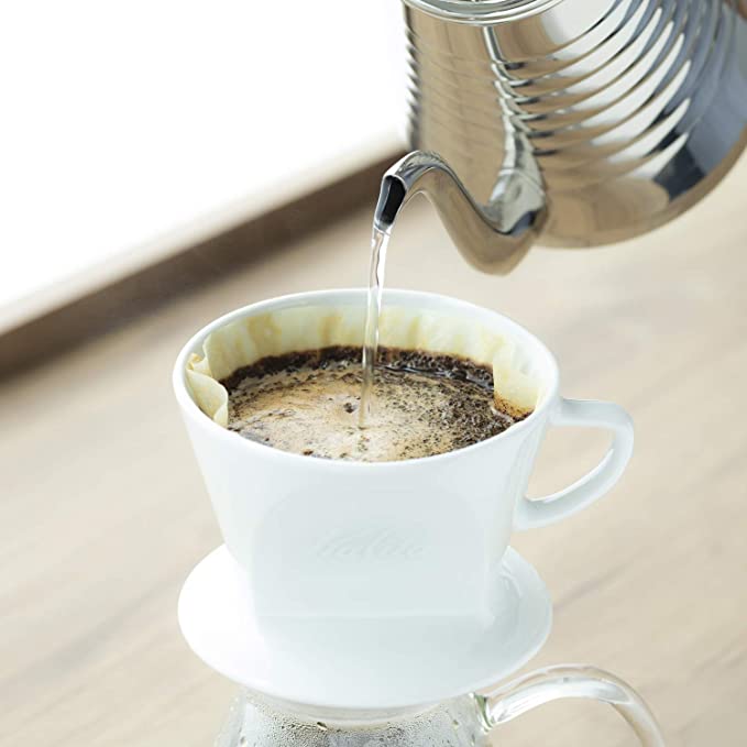Kalita Wave Stainless Steel Gooseneck Kettle - 1L - WARES - Specialty Coffee, Teas, and Syrups, Air - Roasted in Rockwall, Texas by Legendary Aviation Coffee Company