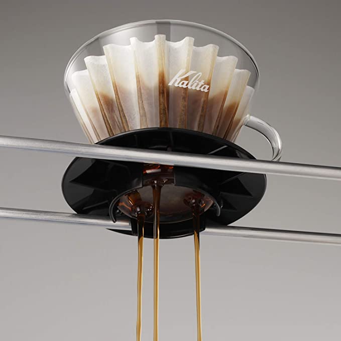 Kalita Wave Glass Coffee Dripper 185 - WARES - Specialty Coffee, Teas, and Syrups, Air - Roasted in Rockwall, Texas by Legendary Aviation Coffee Company