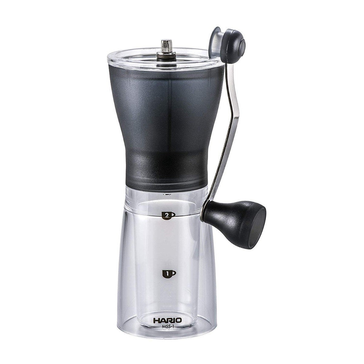 Hario Mini Slim+ Ceramic Coffee Mill - WARES - Specialty Coffee, Teas, and Syrups, Air - Roasted in Rockwall, Texas by Legendary Aviation Coffee Company