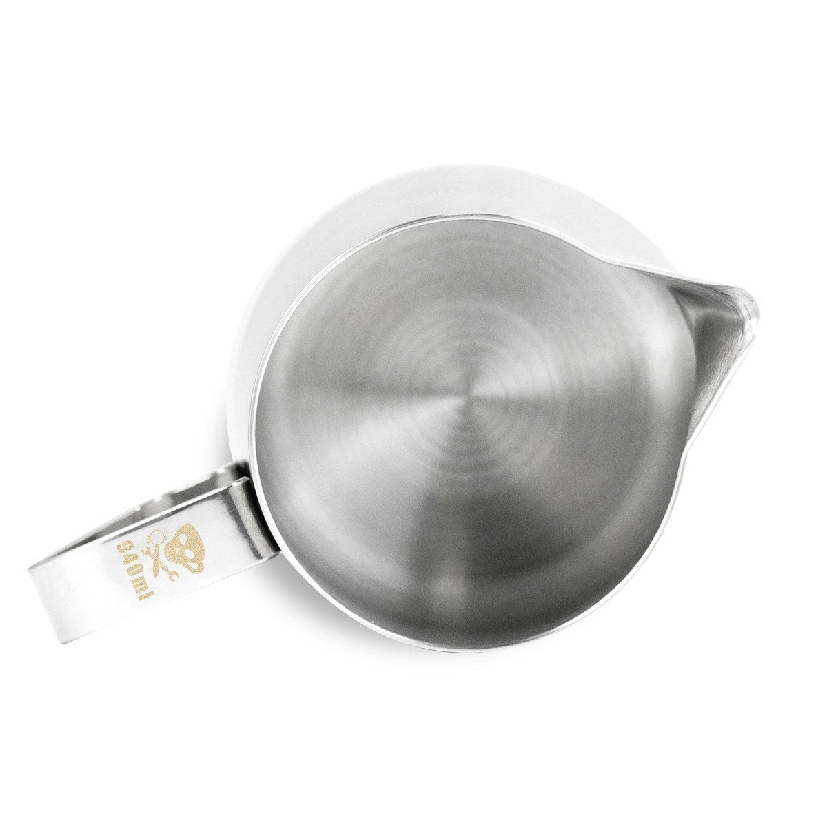 Barista Basics Frothing Pitcher 32oz - Silver - WARES - Specialty Coffee, Teas, and Syrups, Air - Roasted in Rockwall, Texas by Legendary Aviation Coffee Company