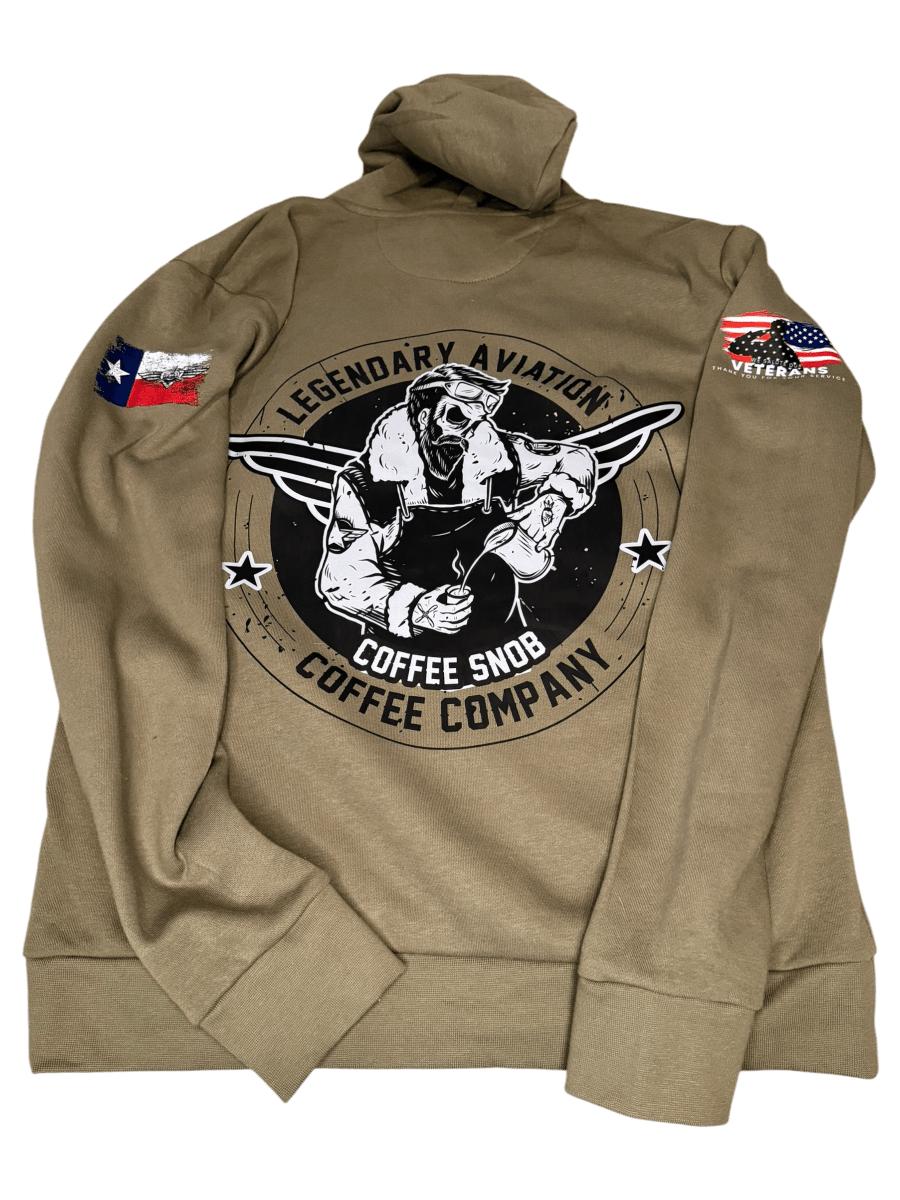 Coffee Snob Squadron Pull Over Sweatshirt - Sweatshirts - Specialty Coffee, Teas, and Syrups, Air - Roasted in Rockwall, Texas by Legendary Aviation Coffee Company