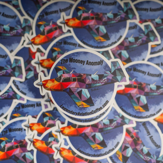 Exclusive Mooeny Anomaly Premium Sticker - Stickers - Specialty Coffee, Teas, and Syrups, Air - Roasted in Rockwall, Texas by Legendary Aviation Coffee Company