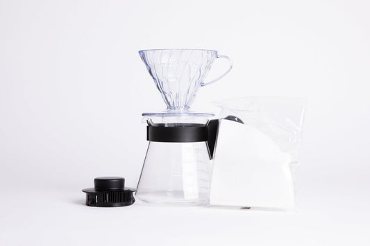 V60 Pour Over Coffee Starter Set - Brew Set - Specialty Coffee, Teas, and Syrups, Air - Roasted in Rockwall, Texas by Legendary Aviation Coffee Company
