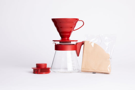 V60 Pour Over Coffee Starter Set - Brew Set - Specialty Coffee, Teas, and Syrups, Air - Roasted in Rockwall, Texas by Legendary Aviation Coffee Company