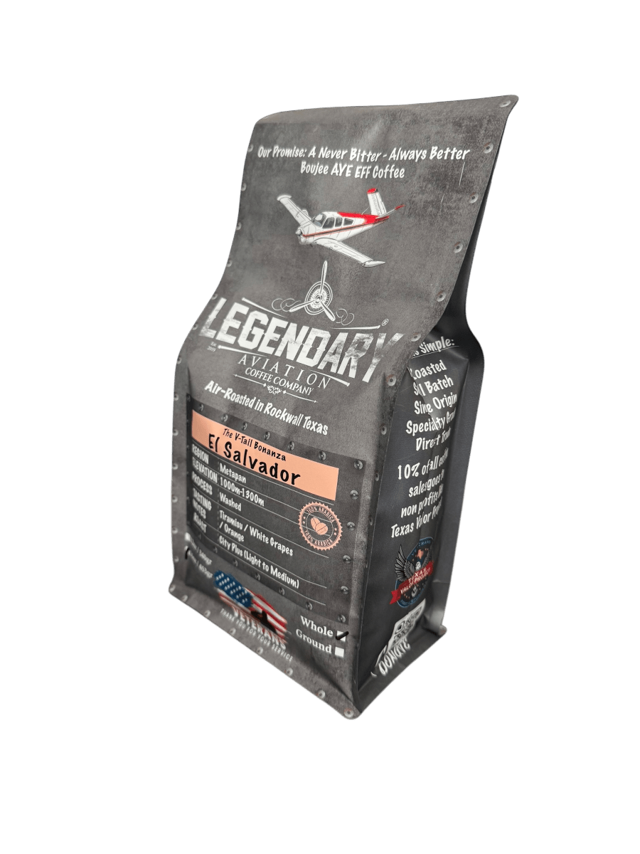 V - Tail Bonanza | El Salvador - Best Seller - Legendary Aviation Coffee Company - Coffee