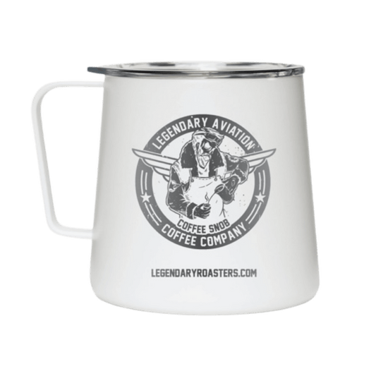 Legendary Widebody Camp Mug – 12oz Insulated by MiiR - Mugs - Specialty Coffee, Teas, and Syrups, Air - Roasted in Rockwall, Texas by Legendary Aviation Coffee Company