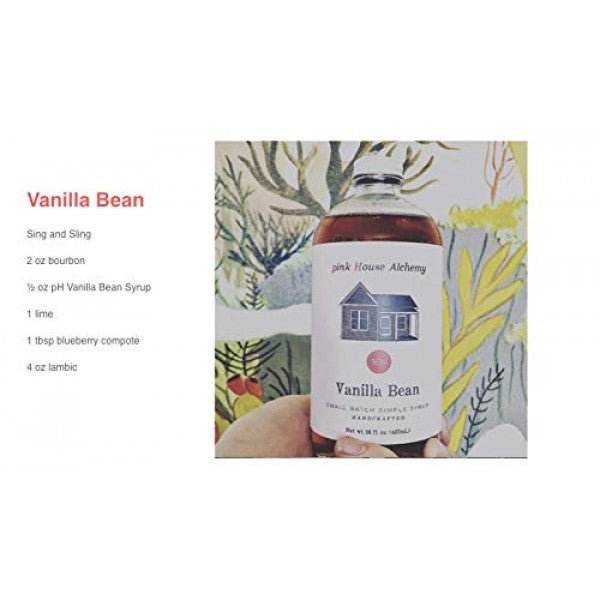 Vanilla Bean Simple Syrup by Pink House Alchemy - syrups - Specialty Coffee, Teas, and Syrups, Air - Roasted in Rockwall, Texas by Legendary Aviation Coffee Company