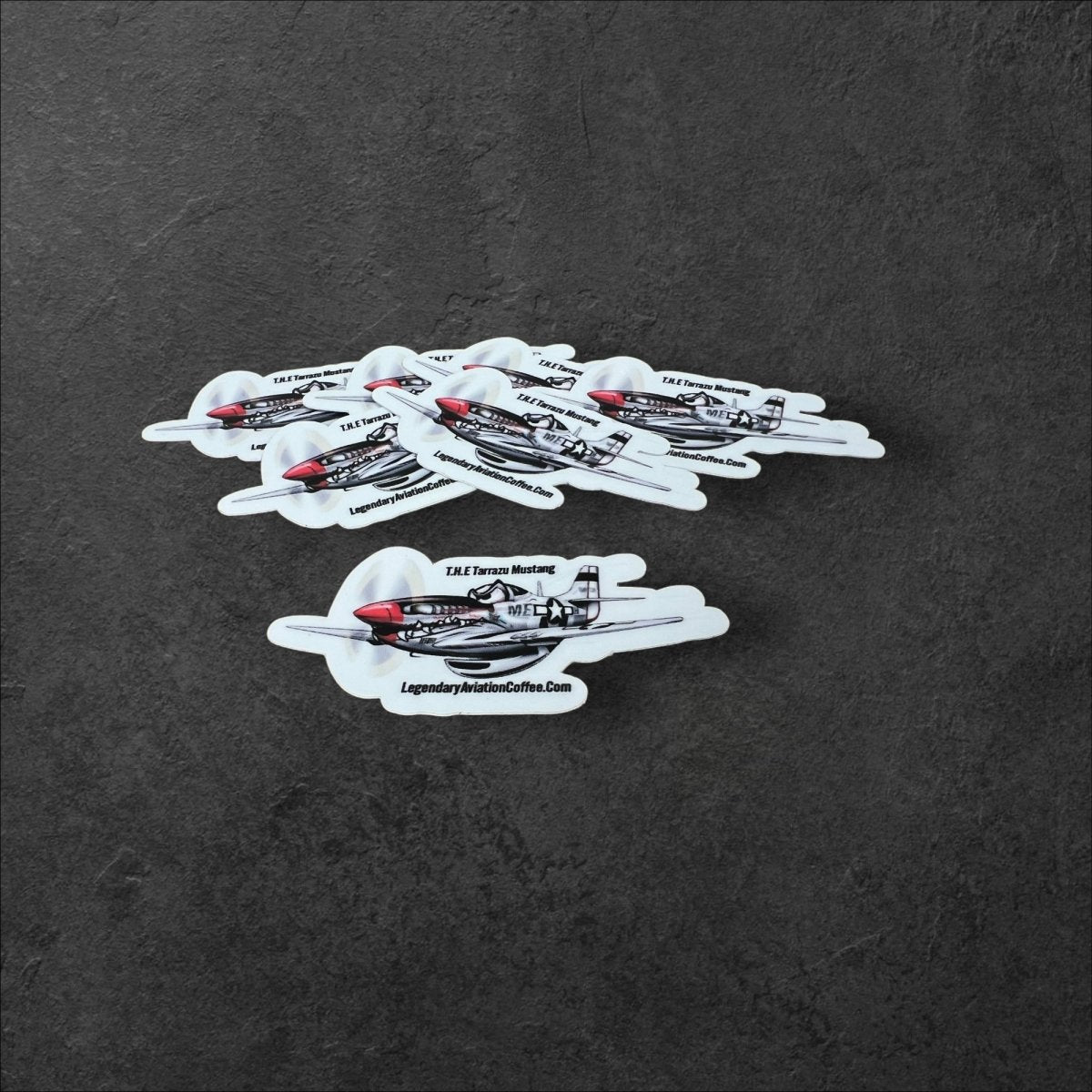 Original Tarrazu Mustang 2.5” Die - Cut Sticker - Stickers - Specialty Coffee, Teas, and Syrups, Air - Roasted in Rockwall, Texas by Legendary Aviation Coffee Company