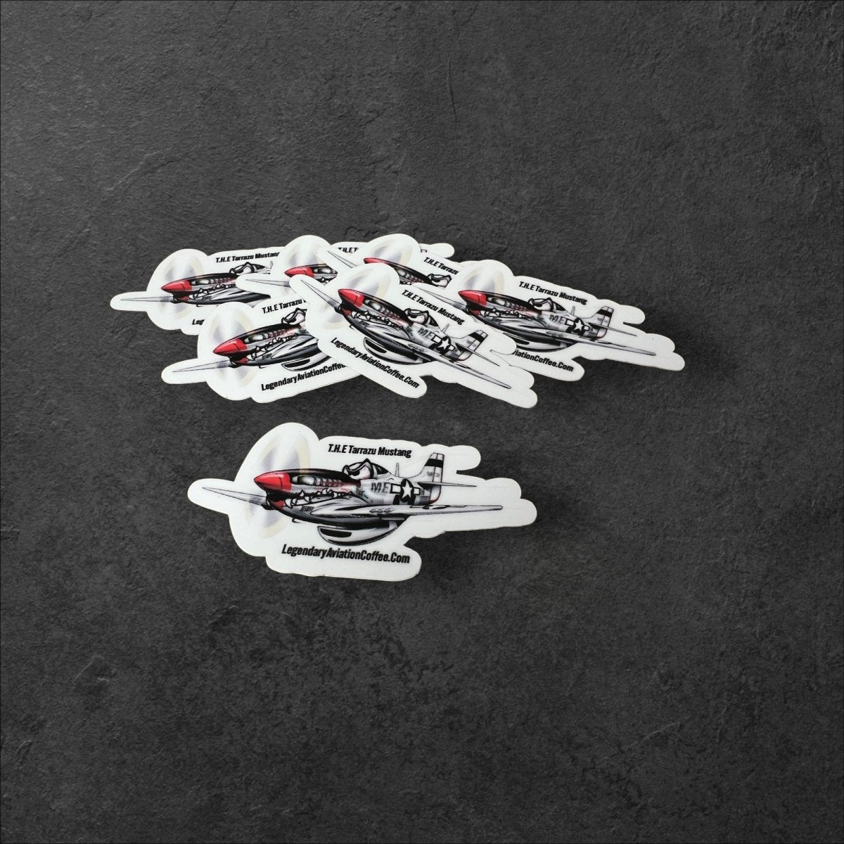 Original Tarrazu Mustang 2.5” Die - Cut Sticker - Stickers - Specialty Coffee, Teas, and Syrups, Air - Roasted in Rockwall, Texas by Legendary Aviation Coffee Company