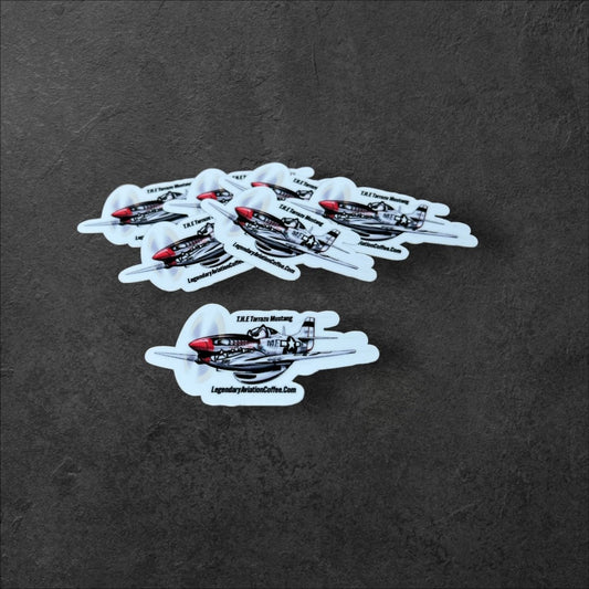 Original Tarrazu Mustang 2.5” Die - Cut Sticker - Stickers - Specialty Coffee, Teas, and Syrups, Air - Roasted in Rockwall, Texas by Legendary Aviation Coffee Company