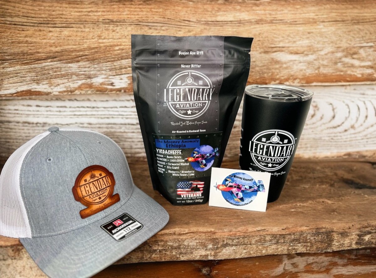 Mooney Anomaly | Ethiopian - Unique and Flavorful - Coffee - Specialty Coffee, Teas, and Syrups, Air - Roasted in Rockwall, Texas by Legendary Aviation Coffee Company