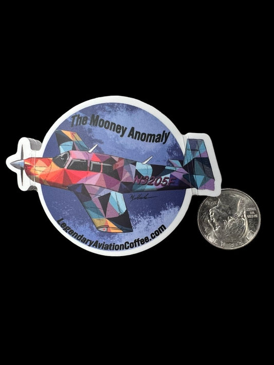 Exclusive Mooeny Anomaly Premium Sticker - Stickers - Specialty Coffee, Teas, and Syrups, Air - Roasted in Rockwall, Texas by Legendary Aviation Coffee Company