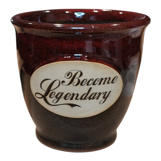 Become Legendary Sipper Mug | Handmade - Mugs - Specialty Coffee, Teas, and Syrups, Air - Roasted in Rockwall, Texas by Legendary Aviation Coffee Company