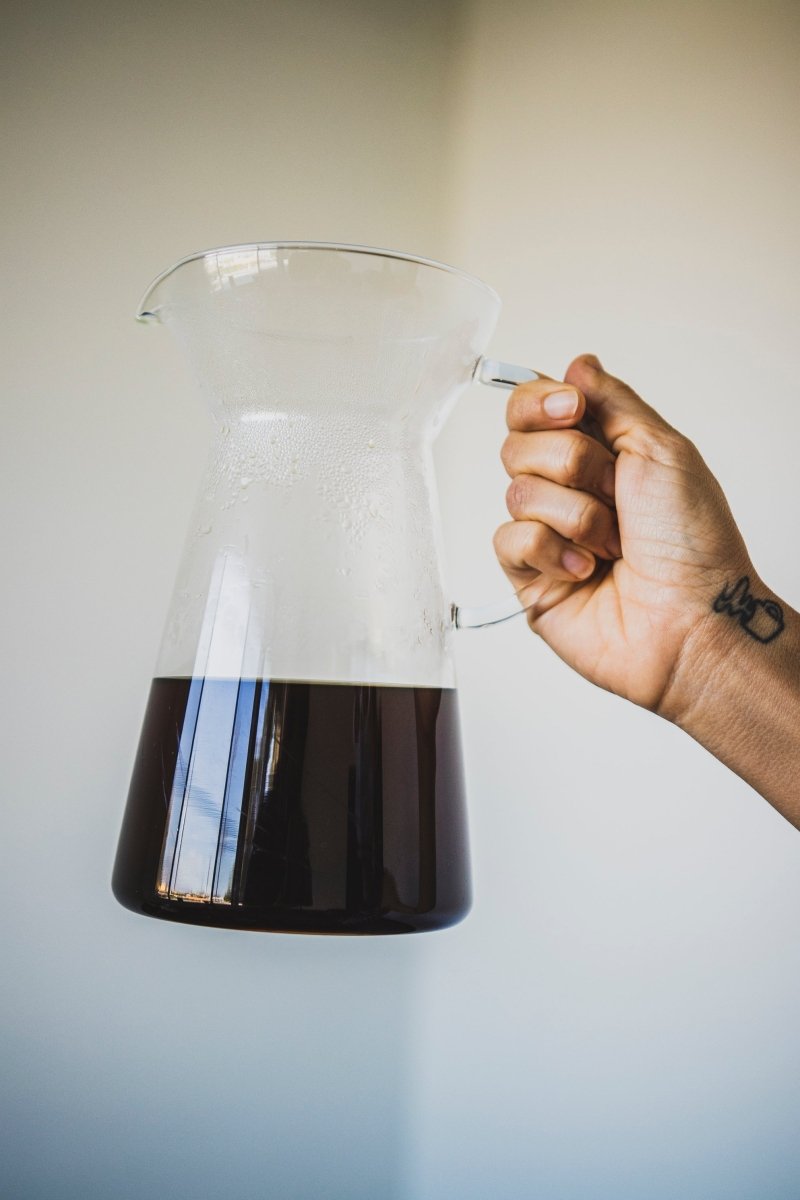 V60 Hot and Iced Glass Coffee Maker - Brew Set - Specialty Coffee, Teas, and Syrups, Air - Roasted in Rockwall, Texas by Legendary Aviation Coffee Company