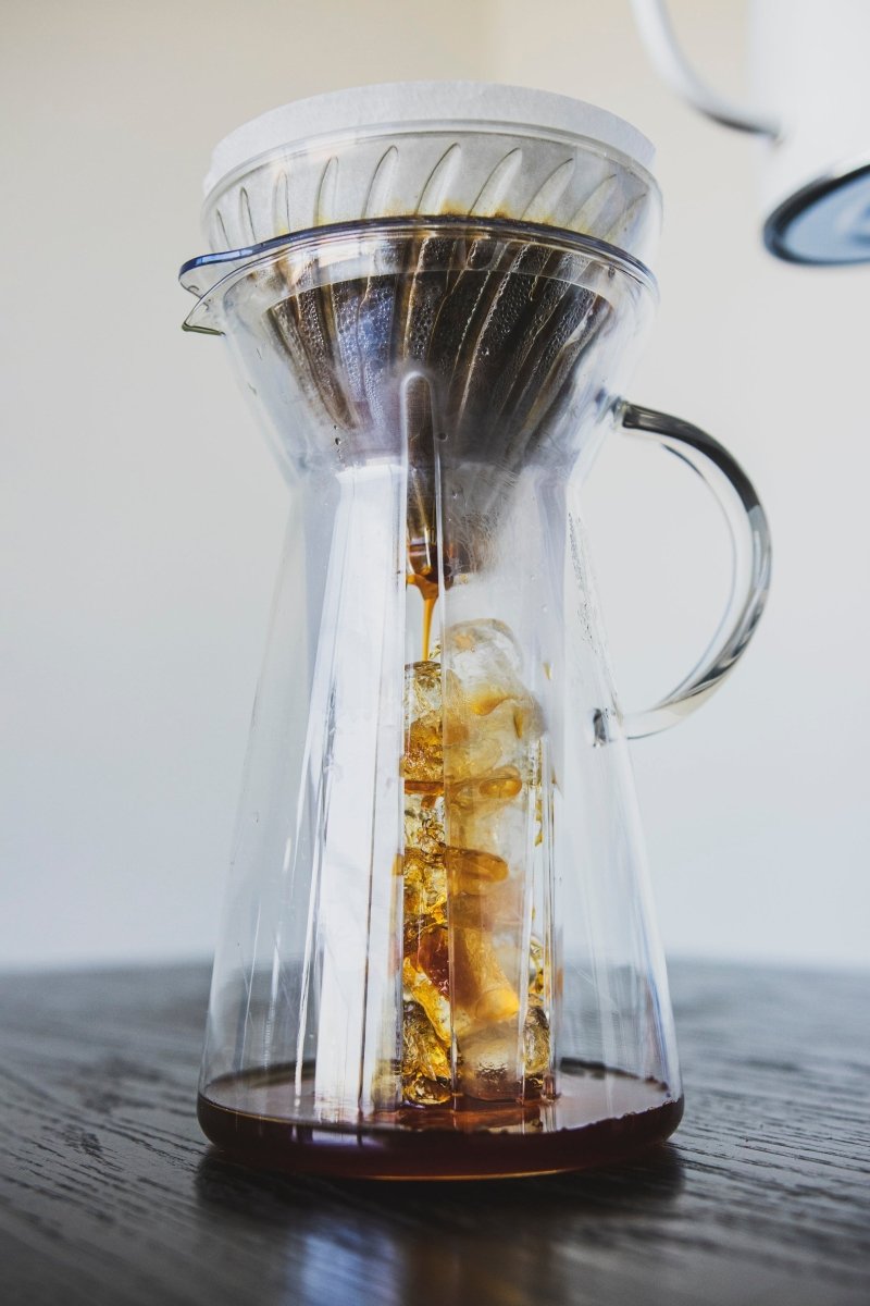 V60 Hot and Iced Glass Coffee Maker - Brew Set - Specialty Coffee, Teas, and Syrups, Air - Roasted in Rockwall, Texas by Legendary Aviation Coffee Company