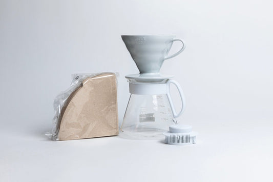 V60 Ceramic Pour Over Coffee Set - Brew Set - Specialty Coffee, Teas, and Syrups, Air - Roasted in Rockwall, Texas by Legendary Aviation Coffee Company