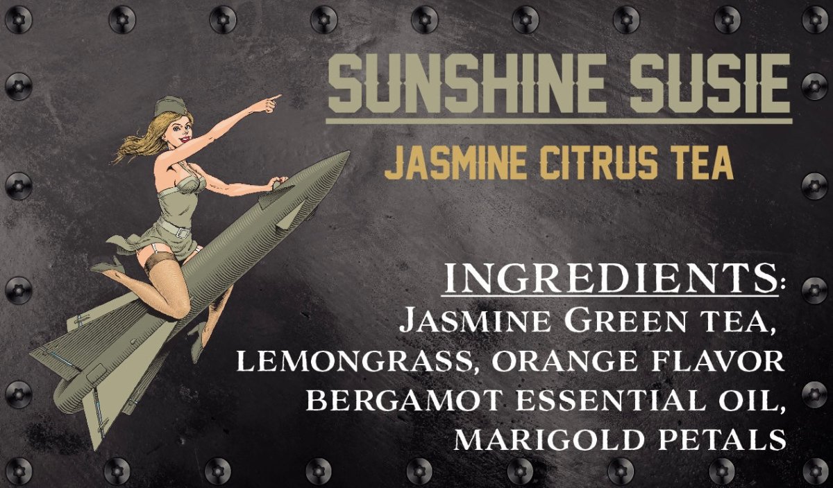 Sunshine Susie | Jasmine Citrus Tea Loose Leaf Tea - Teas - Specialty Coffee, Teas, and Syrups, Air - Roasted in Rockwall, Texas by Legendary Aviation Coffee Company
