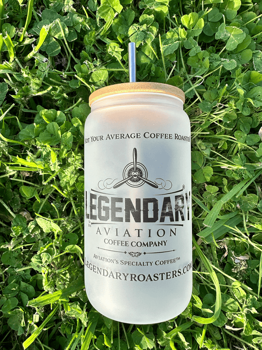 Talk to Me Goose – Legendary 16oz Frosted Glass - Cups - Specialty Coffee, Teas, and Syrups, Air - Roasted in Rockwall, Texas by Legendary Aviation Coffee Company