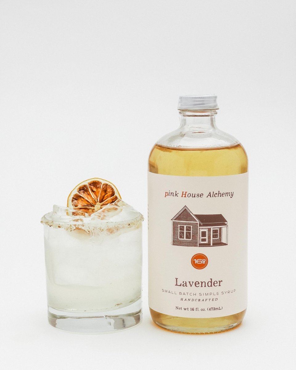 Lavender Simple Syrup by Pink House Alchemy - syrups - Specialty Coffee, Teas, and Syrups, Air - Roasted in Rockwall, Texas by Legendary Aviation Coffee Company