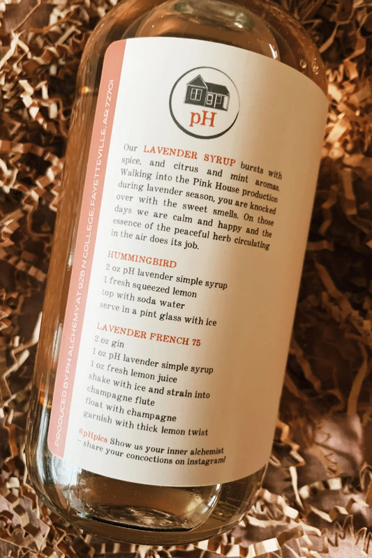 Lavender Simple Syrup by Pink House Alchemy - syrups - Specialty Coffee, Teas, and Syrups, Air - Roasted in Rockwall, Texas by Legendary Aviation Coffee Company