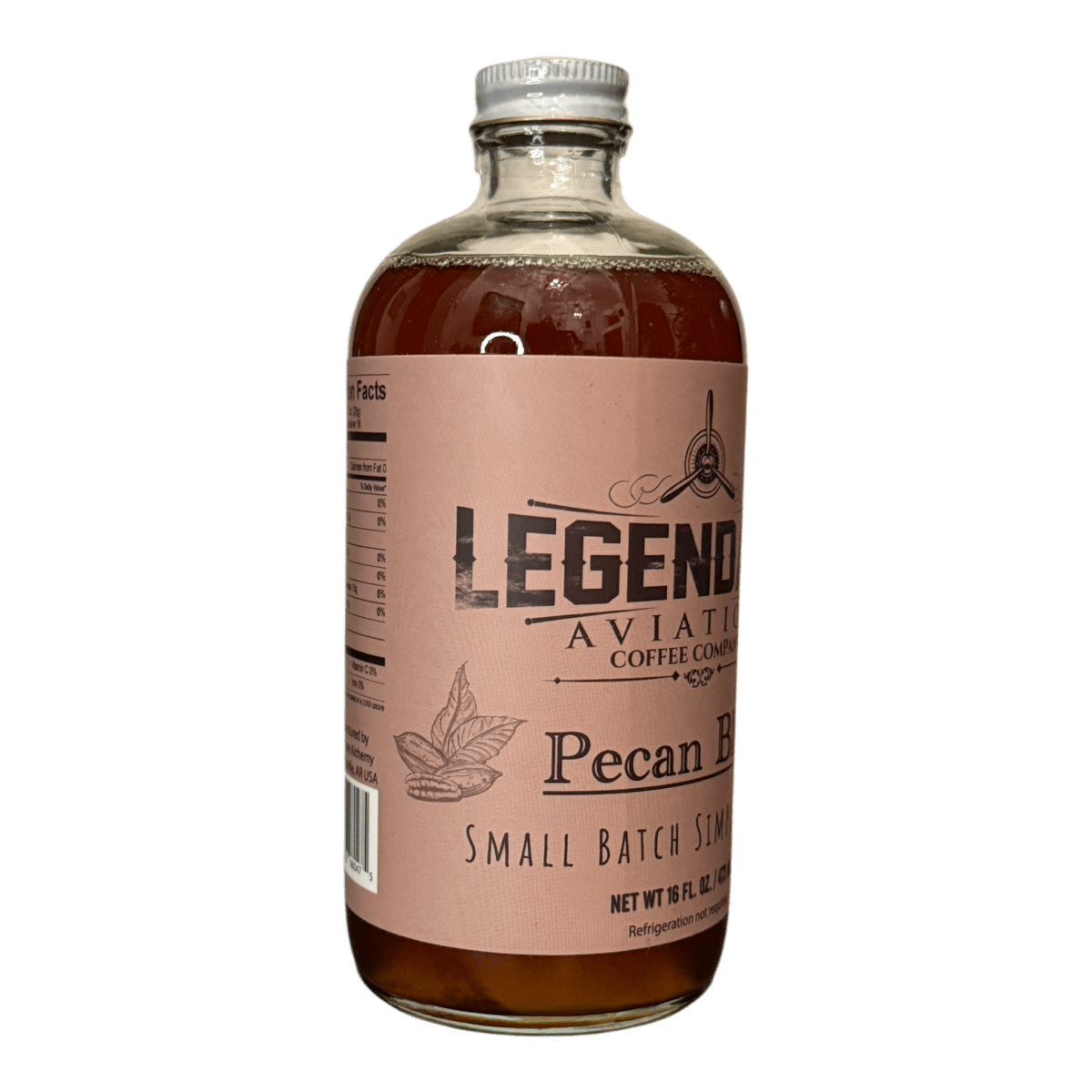 Legendary Pecan Bliss | Exclusively by and for Legendary Aviation Coffee - syrups - Specialty Coffee, Teas, and Syrups, Air - Roasted in Rockwall, Texas by Legendary Aviation Coffee Company