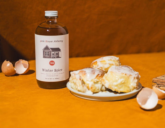 Winter Spice Simple Syrup by Pink House Alchemy - syrups - Specialty Coffee, Teas, and Syrups, Air - Roasted in Rockwall, Texas by Legendary Aviation Coffee Company