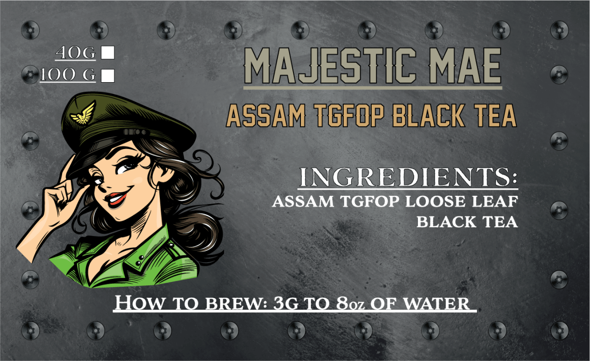 Majestic Mae | Smooth Black Loose Leaf Assam Tea - Teas - Specialty Coffee, Teas, and Syrups, Air - Roasted in Rockwall, Texas by Legendary Aviation Coffee Company