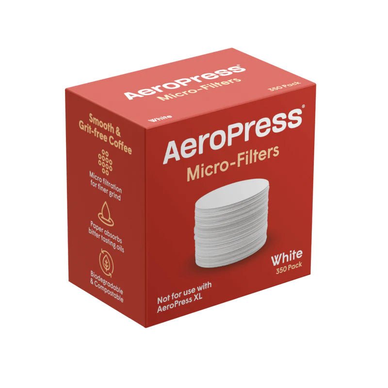 AeroPress Standard Micro - Filters (350 ct) - WARES - Specialty Coffee, Teas, and Syrups, Air - Roasted in Rockwall, Texas by Legendary Aviation Coffee Company