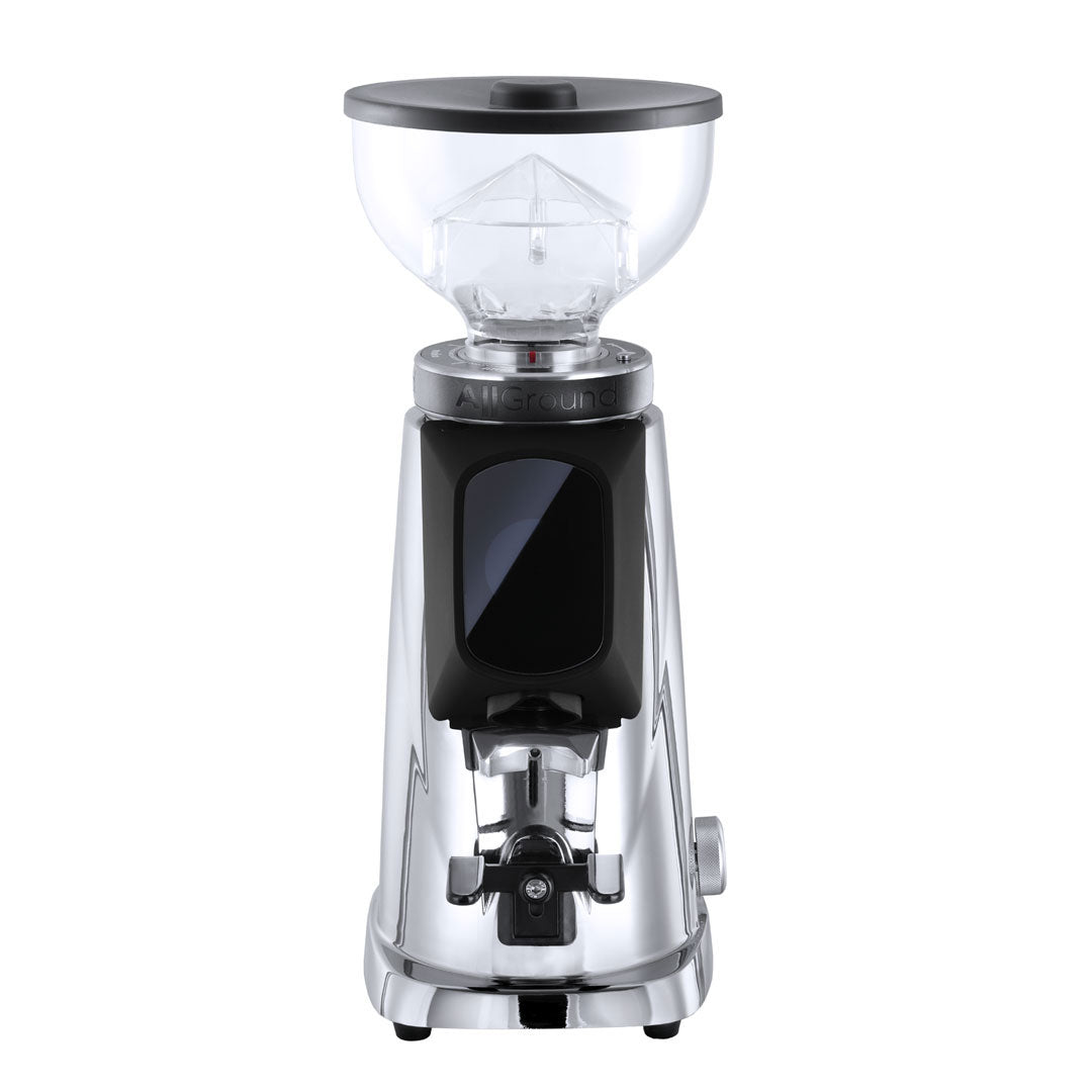 AllGround All Purpose Home Coffee Grinder - Chrome w/ Black - EQUIPMENT - Specialty Coffee, Teas, and Syrups, Air - Roasted in Rockwall, Texas by Legendary Aviation Coffee Company