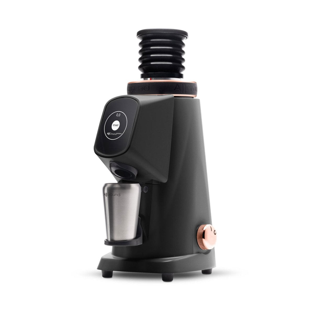 AllGround ProBrew Filter Coffee Grinder - Black w/ Rose Gold - EQUIPMENT - Specialty Coffee, Teas, and Syrups, Air - Roasted in Rockwall, Texas by Legendary Aviation Coffee Company