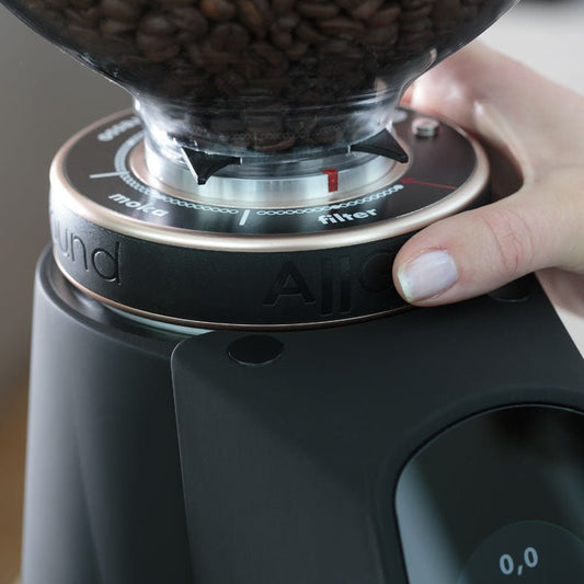 AllGround All Purpose Home Coffee Grinder - Black w/ Rose Gold - EQUIPMENT - Specialty Coffee, Teas, and Syrups, Air - Roasted in Rockwall, Texas by Legendary Aviation Coffee Company