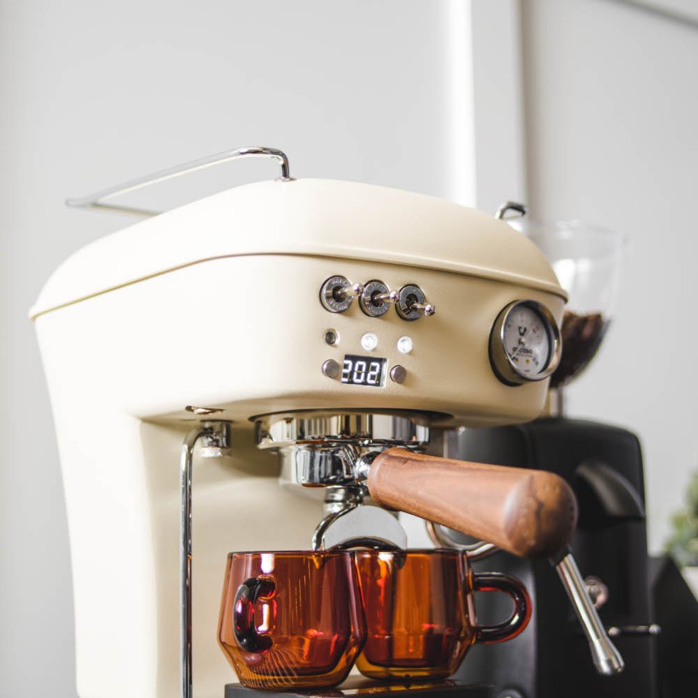 Ascaso Dream PID Automatic Home Espresso Machine - Sweet Cream - EQUIPMENT - Specialty Coffee, Teas, and Syrups, Air - Roasted in Rockwall, Texas by Legendary Aviation Coffee Company