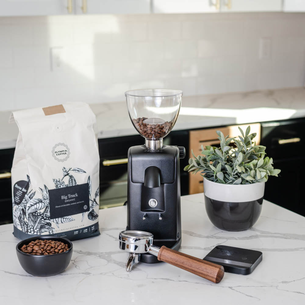 Ascaso i - mini Flat Burr Home Coffee Grinder, 54MM - Black - EQUIPMENT - Specialty Coffee, Teas, and Syrups, Air - Roasted in Rockwall, Texas by Legendary Aviation Coffee Company