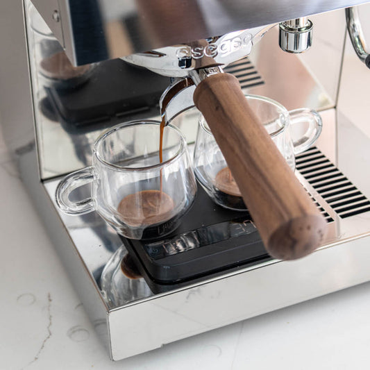 Ascaso Steel DUO Programmable Espresso Machine w/PID Controller, Dual Thermoblock, 120V (Inox) - EQUIPMENT - Specialty Coffee, Teas, and Syrups, Air - Roasted in Rockwall, Texas by Legendary Aviation Coffee Company