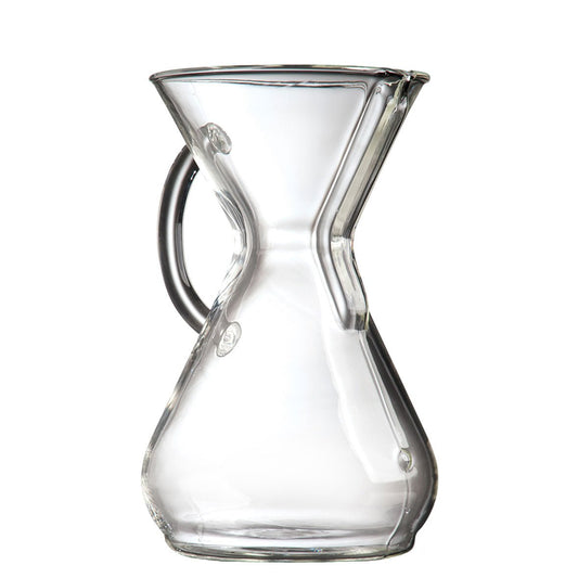 8 Cup Glass Handle Coffeemaker - WARES - Specialty Coffee, Teas, and Syrups, Air - Roasted in Rockwall, Texas by Legendary Aviation Coffee Company