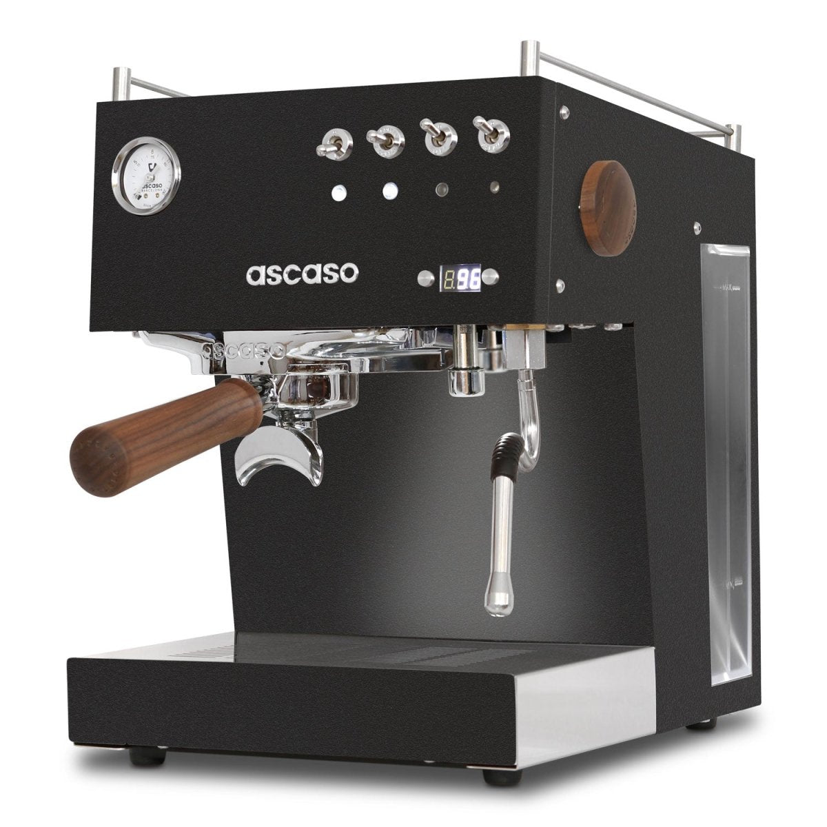 Ascaso Steel DUO Programmable Espresso Machine w/PID Controller, Dual Thermoblock, 120V (Black) - Espresso - Specialty Coffee, Teas, and Syrups, Air - Roasted in Rockwall, Texas by Legendary Aviation Coffee Company