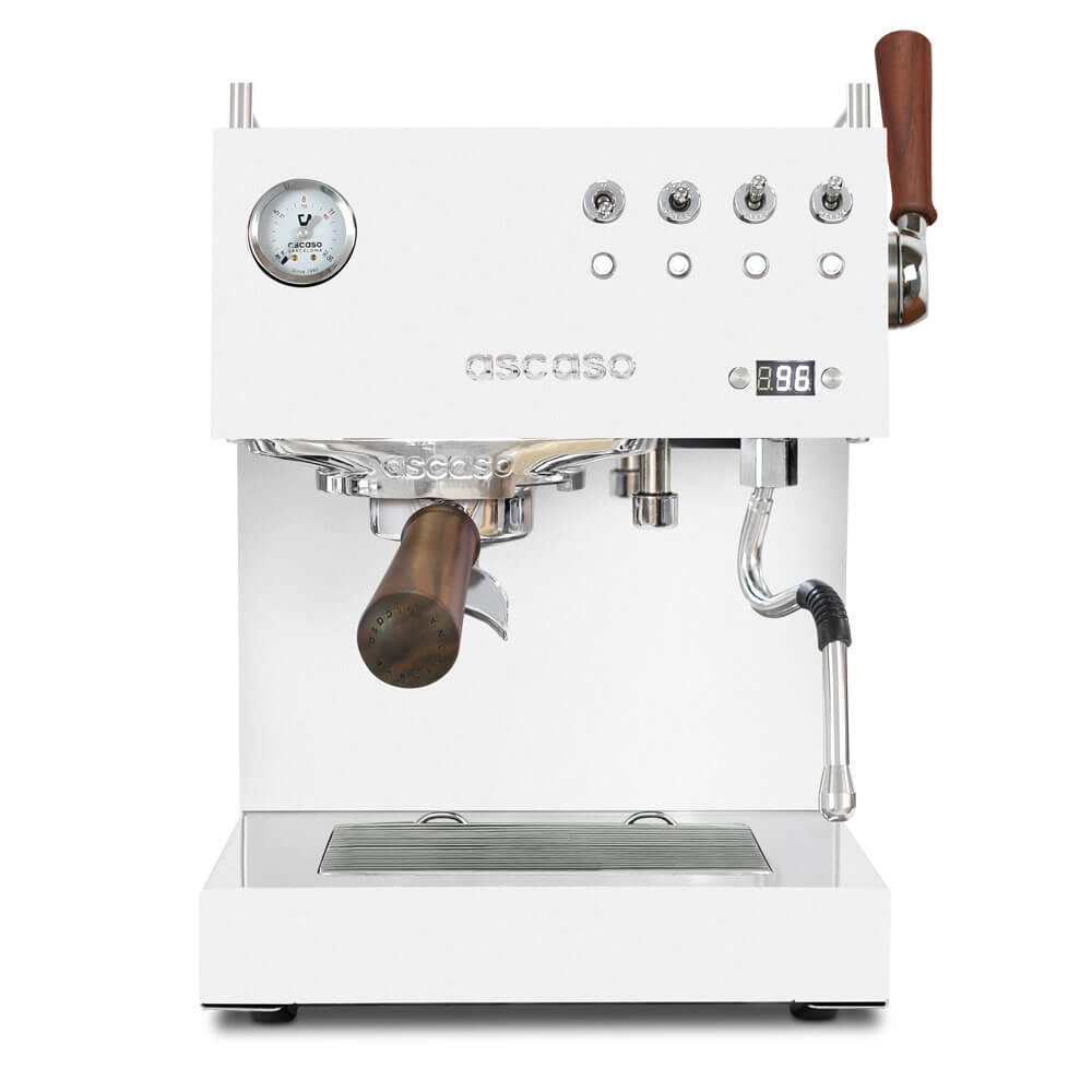 Ascaso Steel DUO PLUS PID Automatic Espresso Machine - White - Espresso - Specialty Coffee, Teas, and Syrups, Air - Roasted in Rockwall, Texas by Legendary Aviation Coffee Company