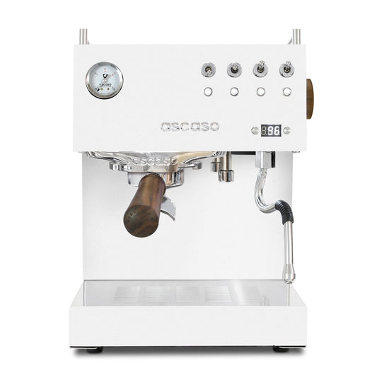 Ascaso Steel DUO Programmable Espresso Machine w/PID Controller, Dual Thermoblock, 120V (White) - EQUIPMENT - Specialty Coffee, Teas, and Syrups, Air - Roasted in Rockwall, Texas by Legendary Aviation Coffee Company