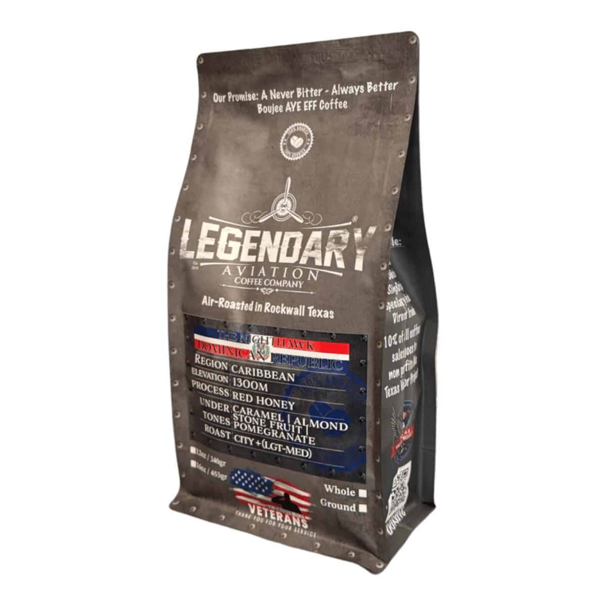 F - 117 Nighthawk | Dominican Republic Estate (Released 1/31/25) - Coffee - Specialty Coffee, Teas, and Syrups, Air - Roasted in Rockwall, Texas by Legendary Aviation Coffee Company